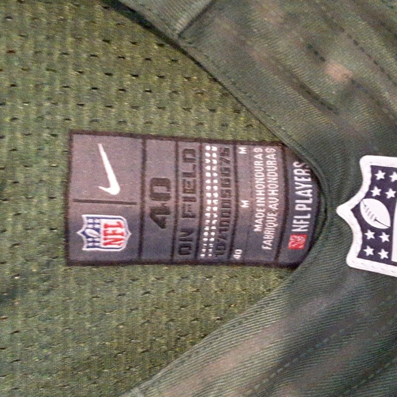 NFL Nike 40 on Field NewYork Jets football Jersey number 33 Ivory size 40 med - Picture 3 of 6